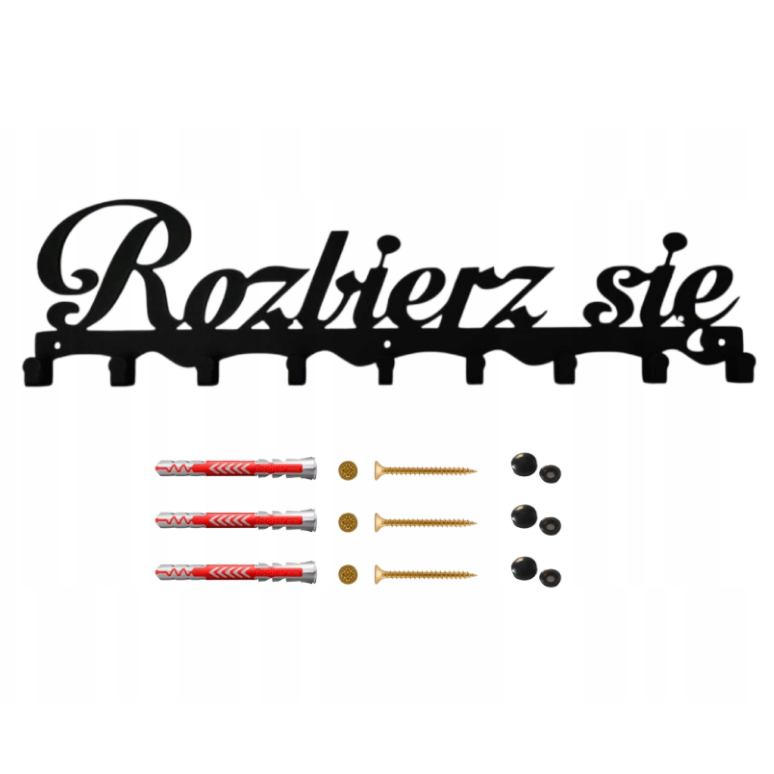 Obrazek (28) Wieszak na ubrania ścienny "Rozbierz Się " - obrazek 1