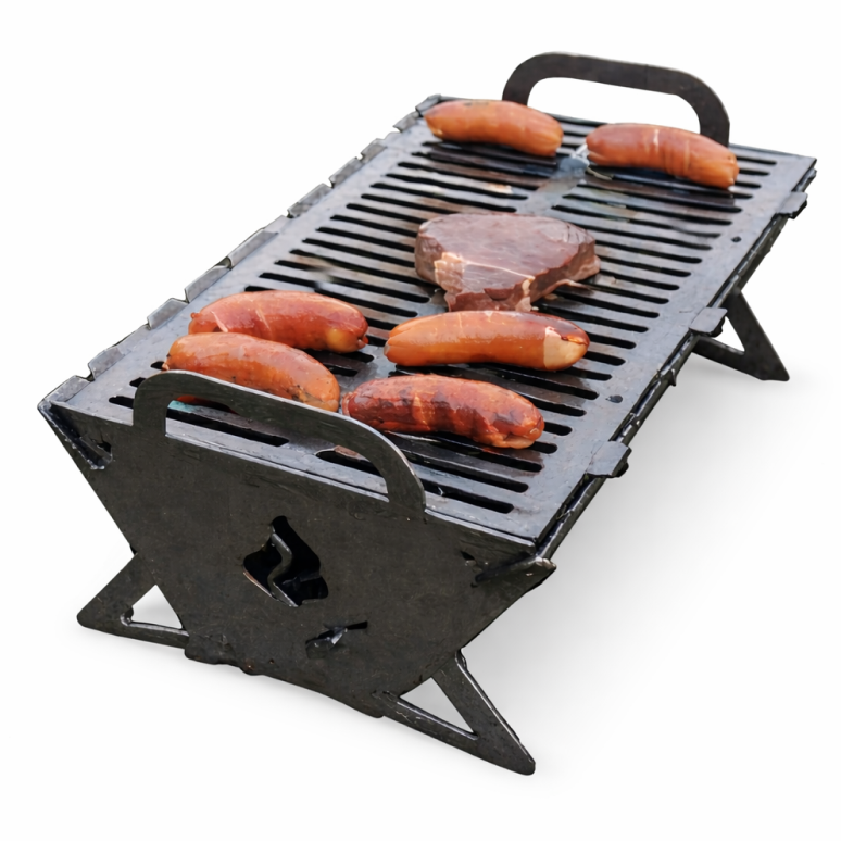 Obrazek (42) Grill węglowy przenośny metalowy tursystyczny - obrazek 1